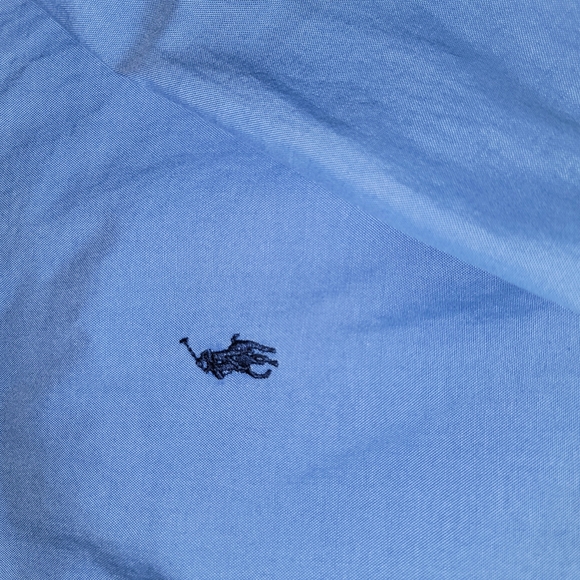 Polo by Ralph Lauren Blue Dress Shirt Classic Style - Picture 3 of 4